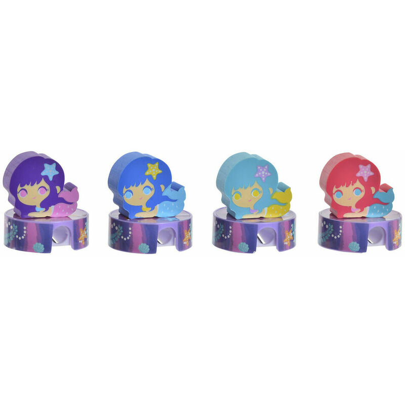 

Sacapuntas Sirena Goma Metal PS (4 pcs) - Dkd Home Decor