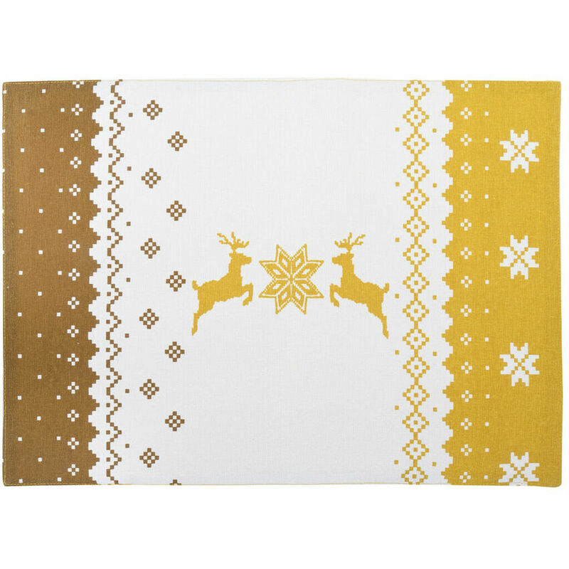 

DKD Home Decor Salvamantel DKD Home Decor Individual Algodón Dorado (45 x 45 x 30 cm)