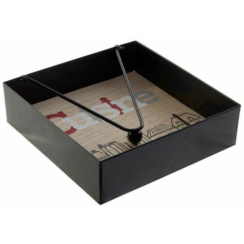 

Servilletero Dkd Home Decor Cusine Metal Madera Mdf