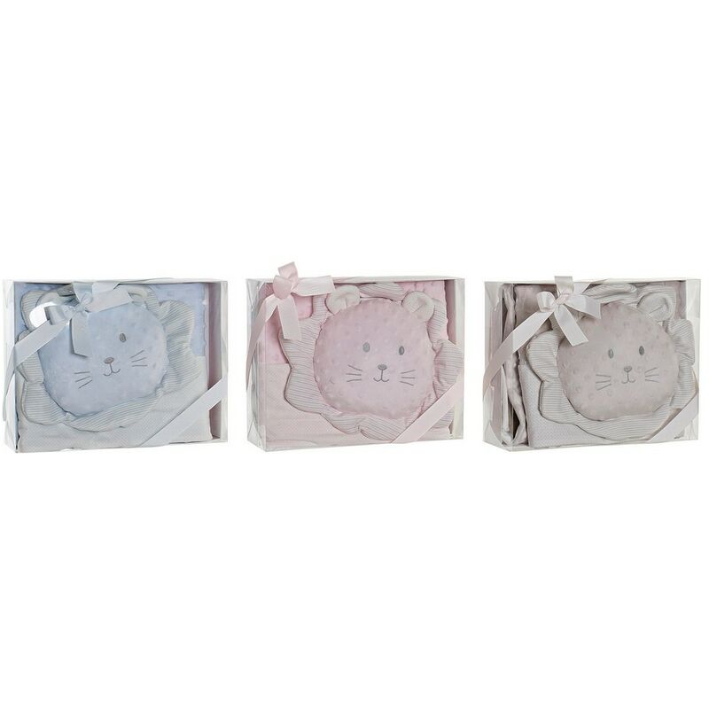 

Set de Regalo para Bebé Azul Beige Rosa Poliéster (3 pcs) (3 pcs) - Dkd Home Decor