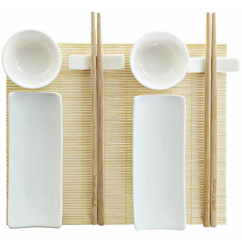 

Set de Sushi Bambú Gres (28,5 x 19,5 x 3,3 cm) - Dkd Home Decor