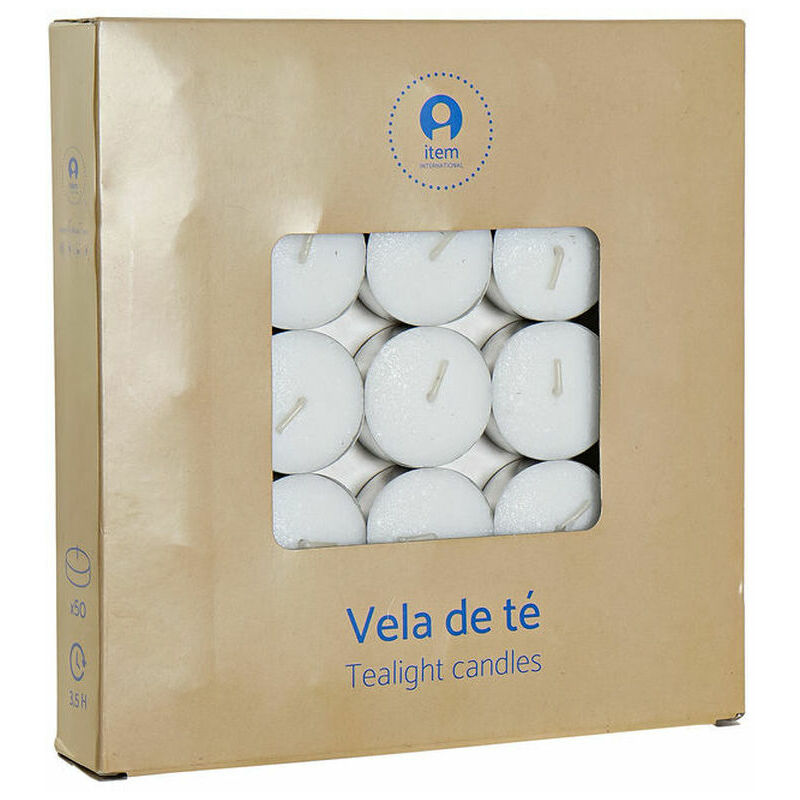 

Set de Velas (50 pcs) (3.7 x 3.7 x 1.4 cm) - Dkd Home Decor
