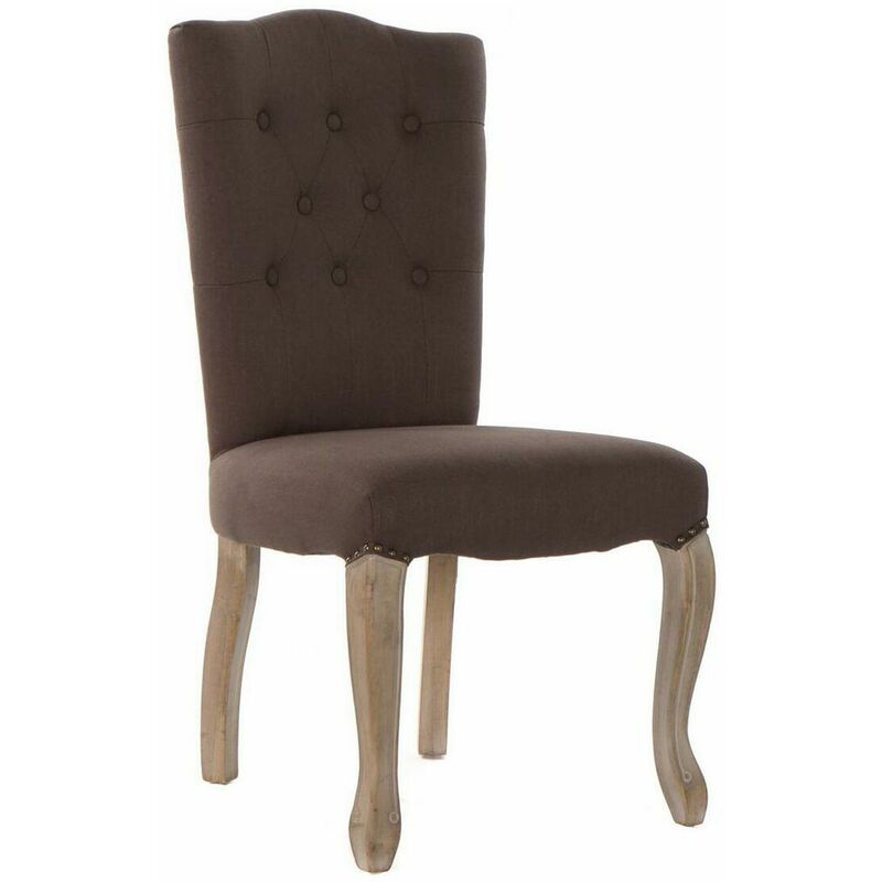 

Silla Marrón Lino Madera de caucho (52 x 49 x 101 cm) - Dkd Home Decor