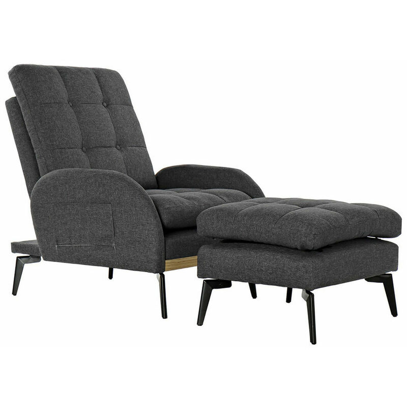 

Sofá Cama Poliéster Metal (74 x 165 x 41 cm) (74 x 85 x 90 cm) - Dkd Home Decor