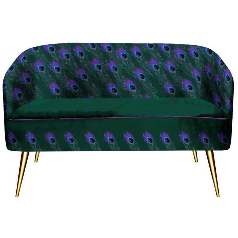 

Sofá Metal Poliéster Verde (130 x 70 x 80 cm) - Dkd Home Decor