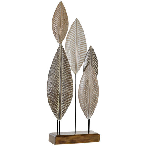 DKD Home Decor Statue en Bambou Marron 33x10x81 cm