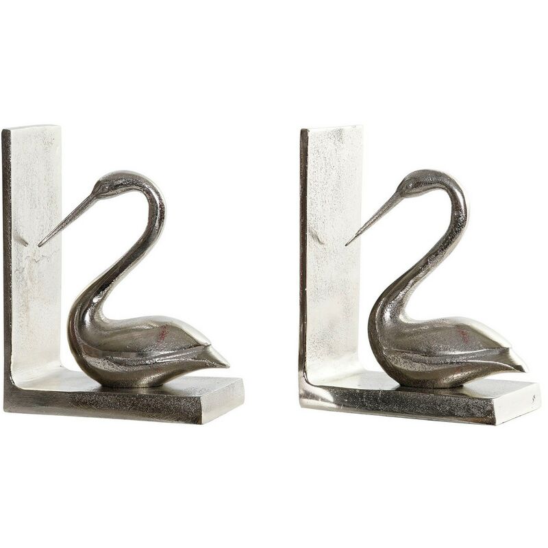 

DKD Home Decor Sujetalibros DKD Home Decor Aluminio (2 pcs) (13 x 7,5 x 17 cm) (13 x 7.5 x 17 cm)