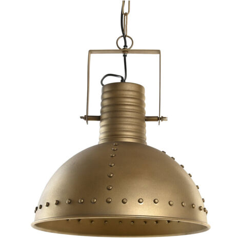 DKD Home Decor Suspension Doré Métal 50 W 41x41x49 cm