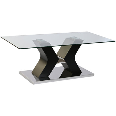 DKD Home Decor Table Basse Noir 120x60x45 cm Moderne