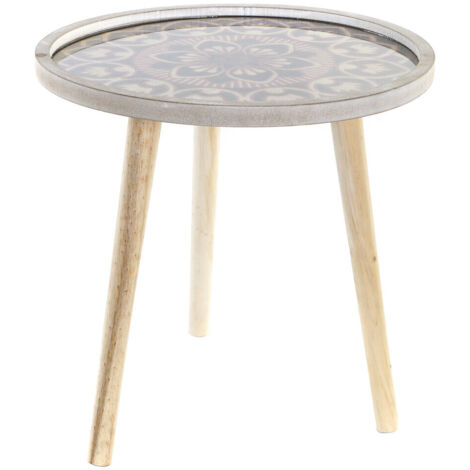 DKD Home Decor Table d'appoint Noir 40x40x41 cm