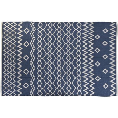 DKD Home Decor Tapis arabe bleu 160 x 230 cm polyester