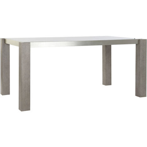 dkd-home-decor Tavolo da Pranzo Cristallo Gris 162x92x74