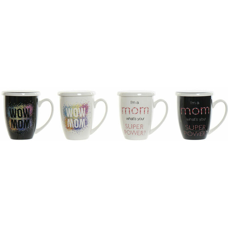 

Taza Con Filtro Para Infusiones Dkd Home Decor Acero Inoxidable Porcelana (380