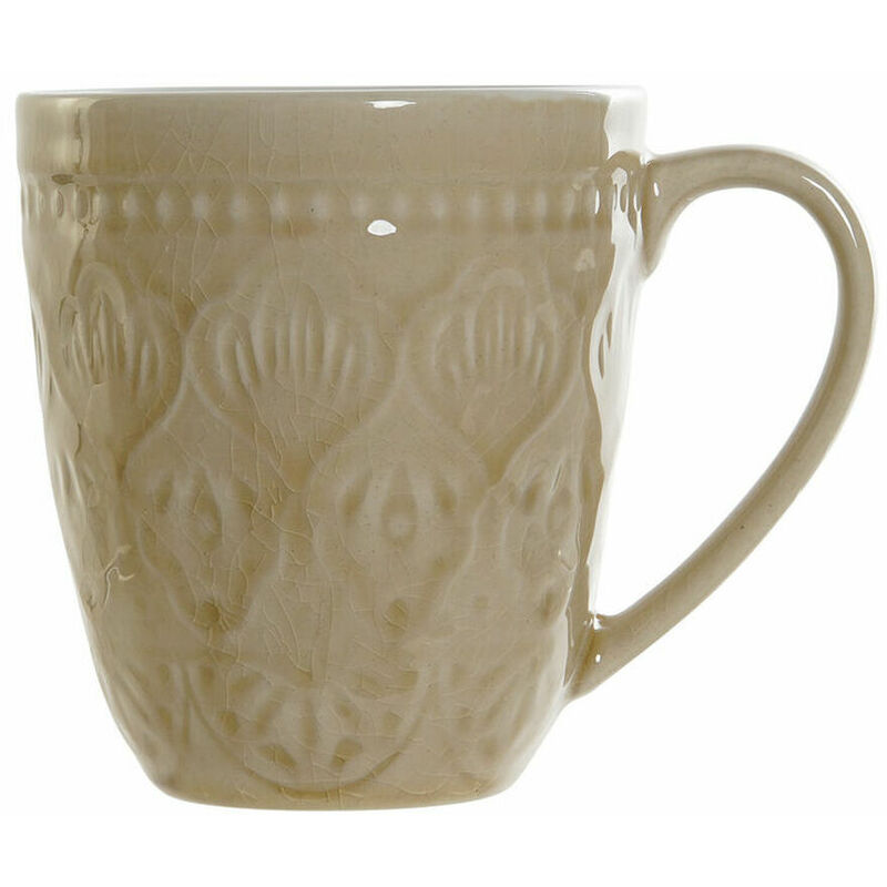 

DKD Home Decor Taza Mug DKD Home Decor Crema Gres Mandala