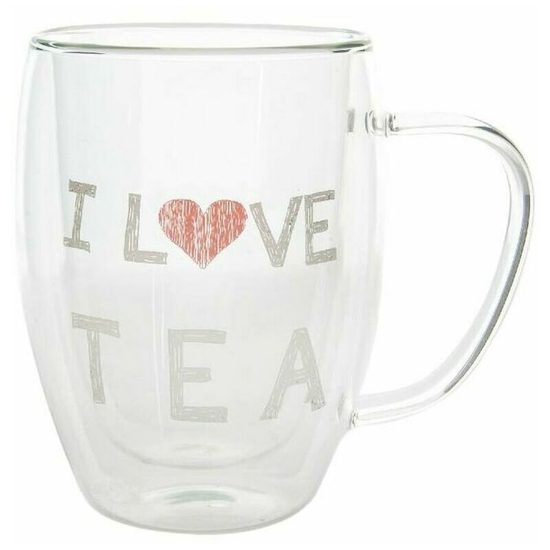 

Taza Mug Dkd Home Decor Transparente Vidrio De Borosilicato (400 Ml)