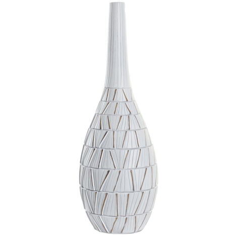 DKD Home Decor Vase Moderne Blanc 18x18x50 cm
