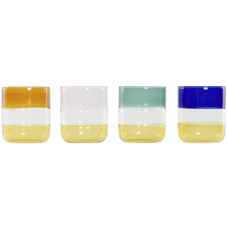 

Vaso Dkd Home Decor Cristal (4 Pcs) (7.5 X 7.5 X 9 Cm)