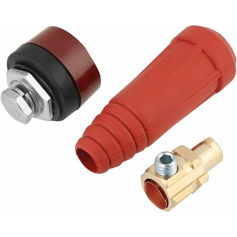 （DKJ35 50）Betterlife connecteur rapide pour câble connecteur avec prise pour poste à souder remplacement 1 Pcs/Set Couleur Rouge