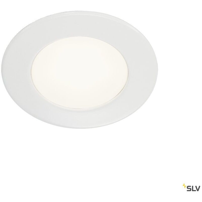SLV - italia dl 126 3w round ceiling led lamp warm light 3000k in tbd white color 112221