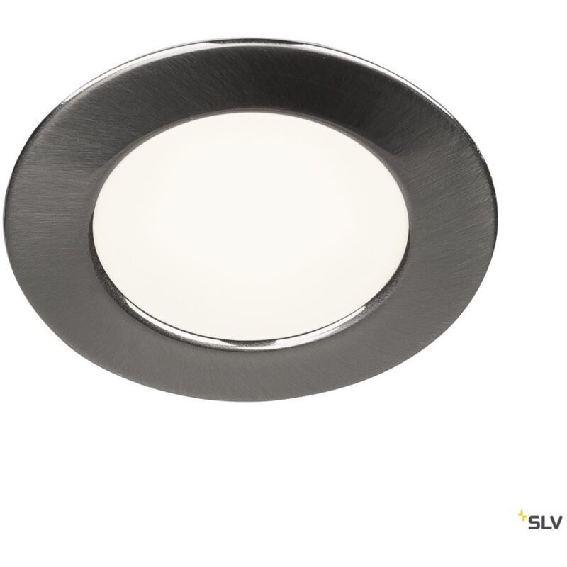 Dl 126 led lampe 3w de soffitto rotondo luce calda 3000k in tbd color brushed metal 112225