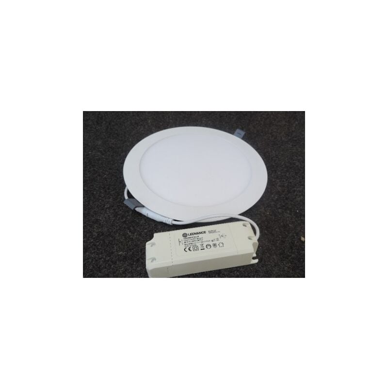 Encastré downlight ultraplat rond led 22W 3000K 1850lm ø 225x23mm alim 230V IP20 Osram ledvance 064003
