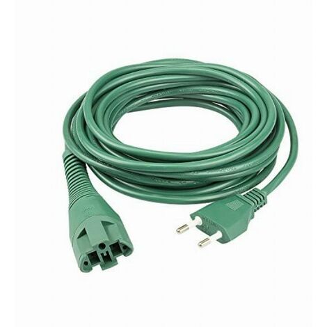 DL SERVICE c130b Cavo Elettrico di Alimentazione da 10 Metri Adattabile per Folletto VK 130/131, Rame