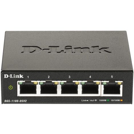 DLink Deutschland 5-Port Gigabit SmartSwitch Layer2 DGS-1100-05V2/E