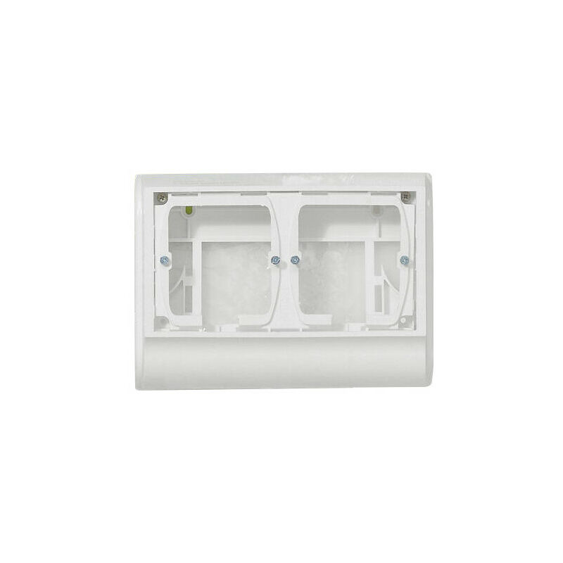 Cadre double pour appareillage Mosaic pour plinthe 80 x 20 (098229)