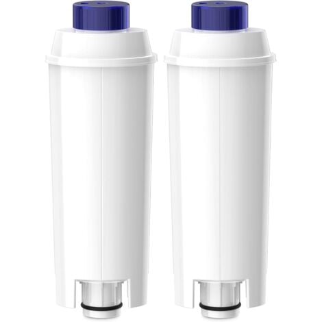DPZO DLSC002 Filtres pour Delonghi Magnifica s,Dinamica,ECAM,ESAM,ETAM,Primadonna,BCO,EC Serie Machine à café, Cartouches de Filtre à eau pour Delonghi, pour Adoucir l'eau et Réduire le Calcaire，（2 Pcs）