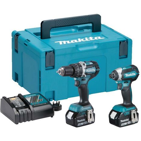 DLX2180TJ Brushless Twin Pack 18V  2 x 5.0Ah Li-ion - MAKDLX2180TJ