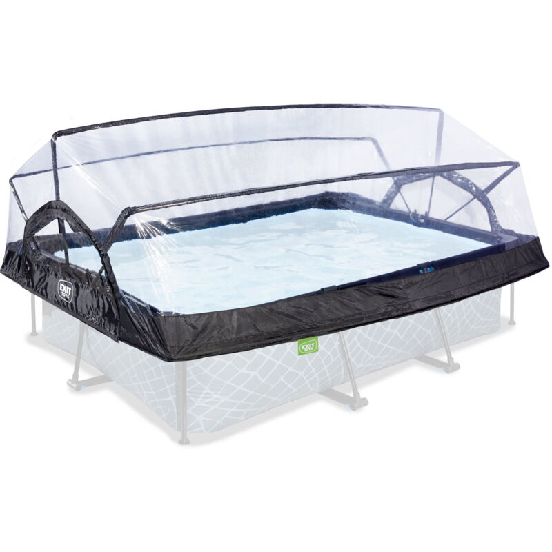 Dôme de piscine exit 220x150cm - universel