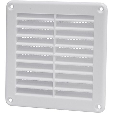 DMO GRILLE PVC ENCASTRABLE ÀVISSER 125X125MM BLANC - 010660