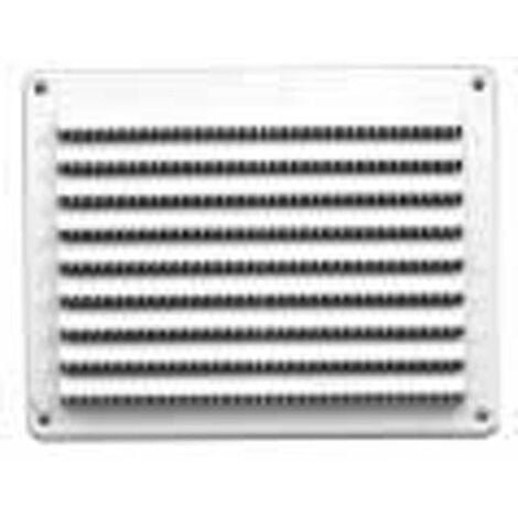 Grille plastique extérieure en applique à visser  150 x 200