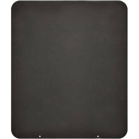Dmora - Accessorio riscaldamento Dterraccian, Accessorio per stufa, Utensili per il riscaldamento, Made in Italy, 60x70 h1 cm, Nero