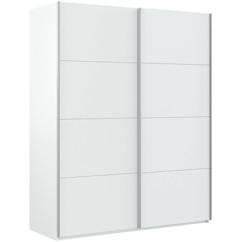 

Armario Armario con dos puertas correderas, color blanco, 100x150h200 cm - Dmora