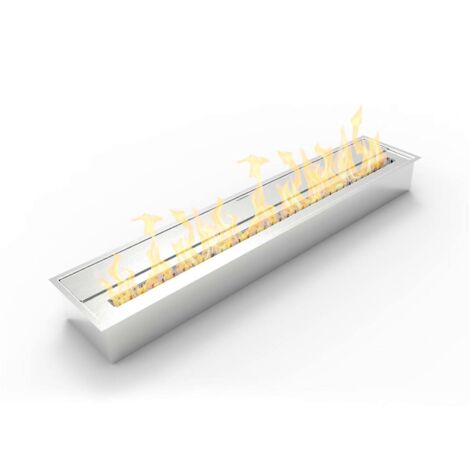 Dmora - Brenner Dsaelemaeker, Kochfeld, Heizelement, Verbrenner, Made in Italy, 19x92 h10 cm, Silber