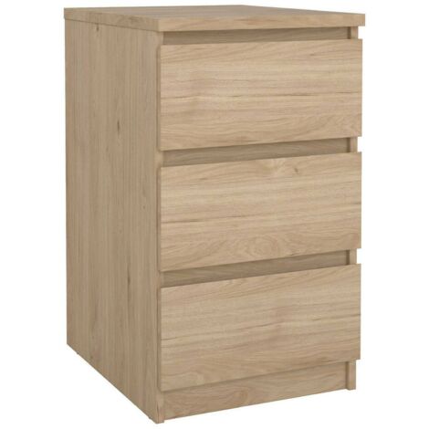 Dmora - Cassettiera Ameline, Settimino multiuso, Comò camera da letto, Mobile con cassetti, 50x40 h70 cm, Rovere