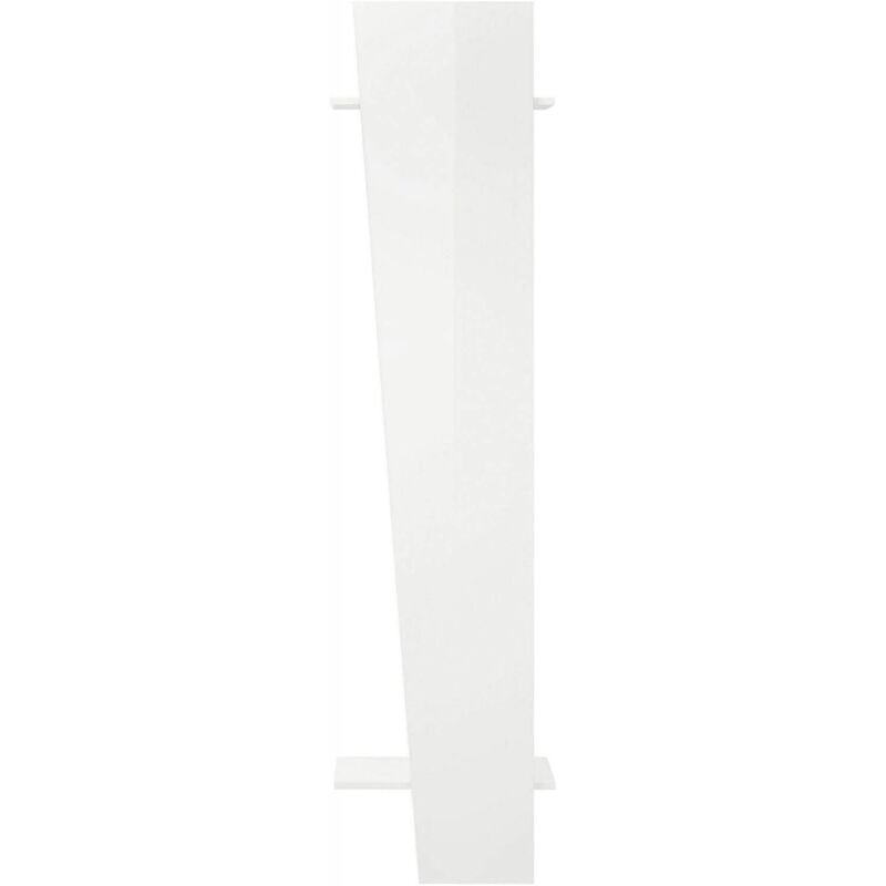 Dmora - Porte-manteau vertical, Made in Italy, avec tube pour vêtements, deux étagères, Meubles pour couloir, Hall d'entrée moderne,50x30h200 cm,