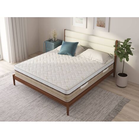 Dmora - Colchones individuales Dleiv, Colchón Memory Foam, Colchón ergonómico, Colchón de muelles ensacados, 100% Made in Italy, 80x190xh25 cm