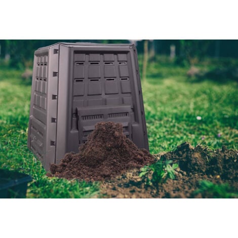 Outsunny compostador giratorio de 130 L contenedor de compostaje