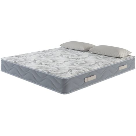 Dmora - Doppelmatratze Dcortes, Memory Foam Trioform-Matratze, ergonomische Matratze, milbenhemmende und hypoallergene Matratze, 100 % Made in Italy, 160x190h25 cm