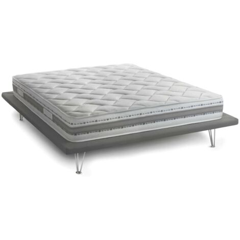Dmora - Einzelmatratze Dmercat, Herausnehmbare Matratze aus Memory Foam und Waterfoam, 100% Made in Italy, Anti-Milbe und hypoallergen, Cm 80x190 h21
