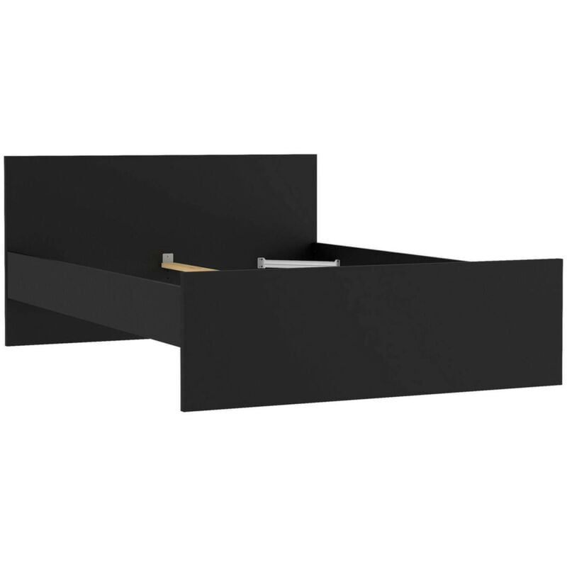 

Estructura de cama Dmora, color negro, 146 x 80 x 196,6 cm