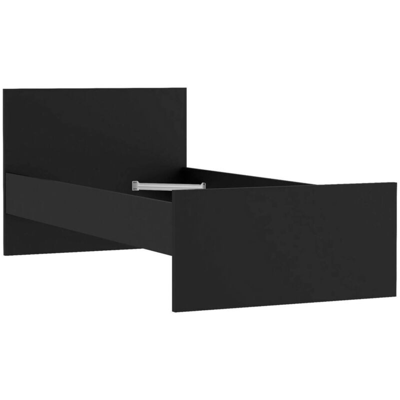 

Estructura de cama color negro mate, 96 x 80 x 196,6 cm - Dmora