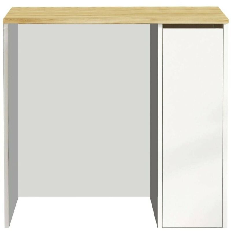 Dmora - Grande armoire polyvalente Wasat, Meubles multifonctionnels, Casier à chaussures, Support à chaussures pour armoire, 94x60h88 cm, Noyer et