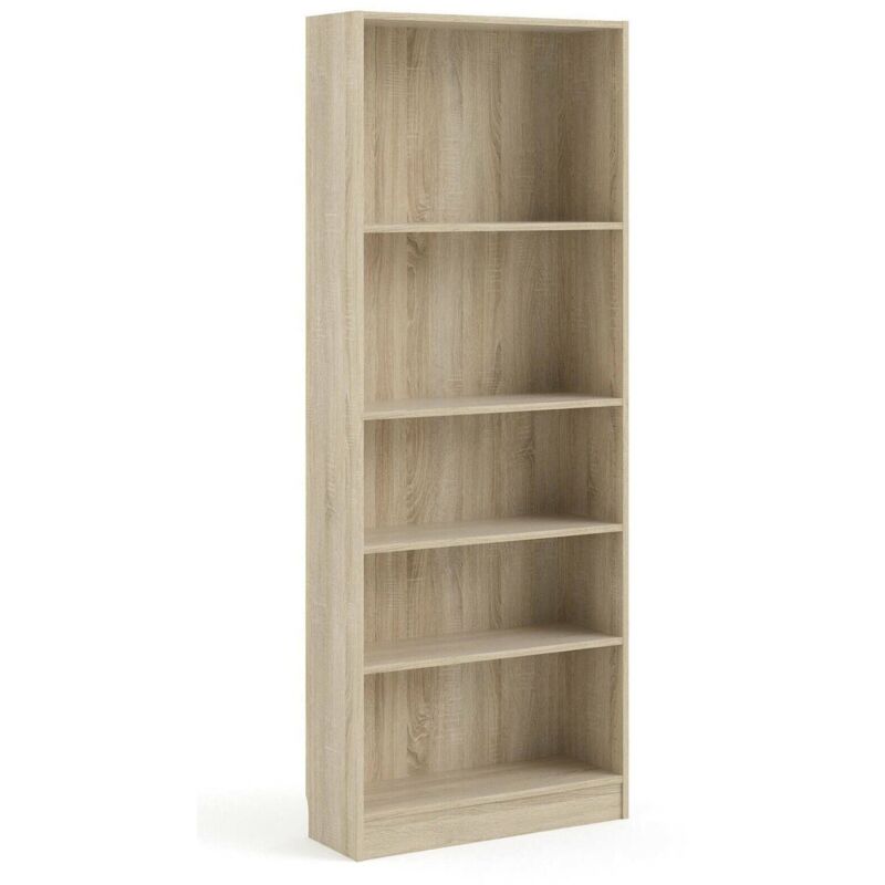 

Librería color roble, 79 x 203,2 x 26,72 cm - Dmora