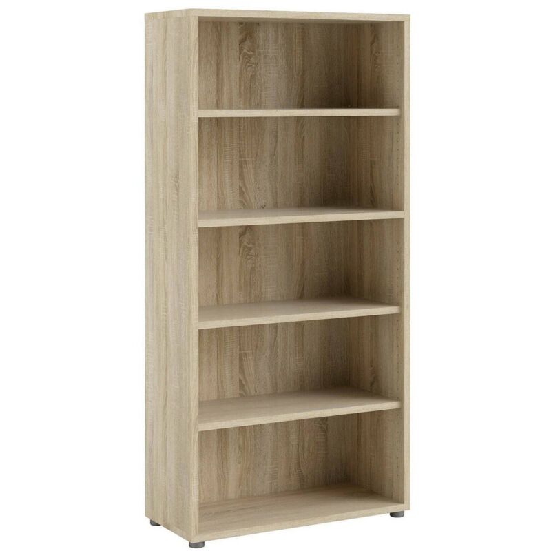 

Librería con cuatro estantes, color roble, 89,2 x 186 x 40,1 cm - Dmora