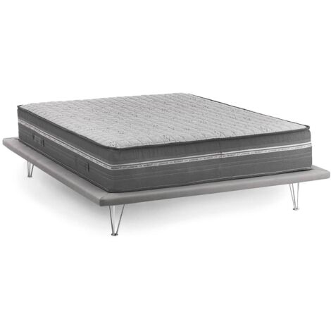 Dmora - Materasso matrimoniale Dastor, Materasso in Memory Foam e Micromolle insacchettate, 100% Made in Italy, Anti acaro e Anallergico, Cm 160x200h32