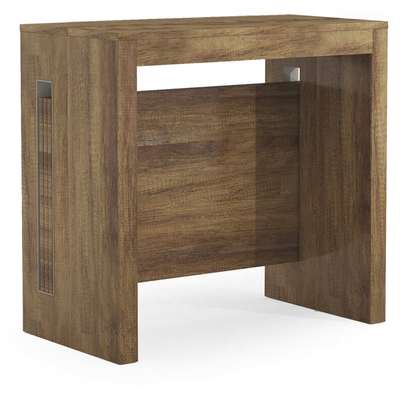 

Dmora Mesa de comedor extensible, Consola extensible, Mesa moderna con extensiones y soporte de extensiones, 100% Made in Italy, cm 80x44 / 186h76,