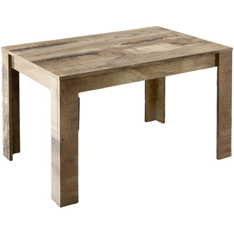 

Dmora - Mesa de comedor extensible, Made in Italy, Mesa moderna con extensiones, Consola extensible, 137 / 185x90h79 cm, Color arce